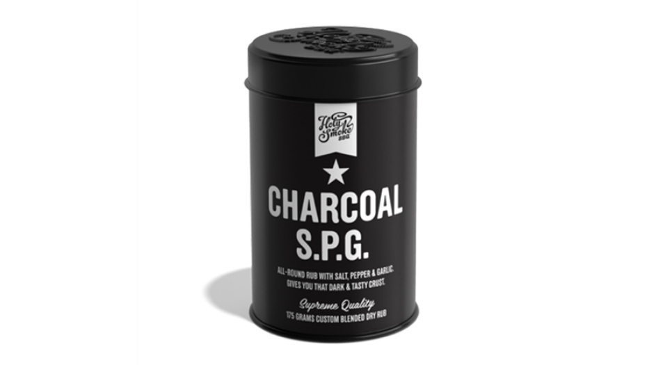 Charcoal S.P.G. Dry Rub, 100g - Holy Smoke BBQ i gruppen Matlagning / Kryddor & Smaksättare hos The Kitchen Lab (1282-34904)