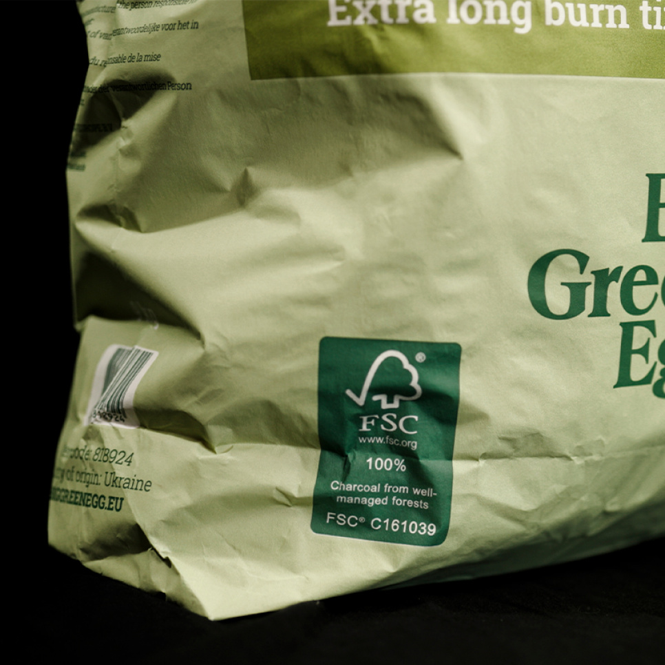 Grillkol, Pure Charcoal, 9 kg - Big Green Egg