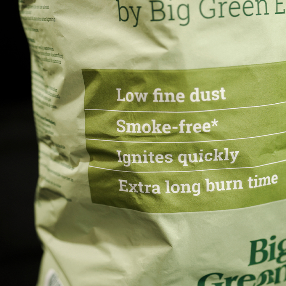 Grillkol, Pure Charcoal, 9 kg - Big Green Egg