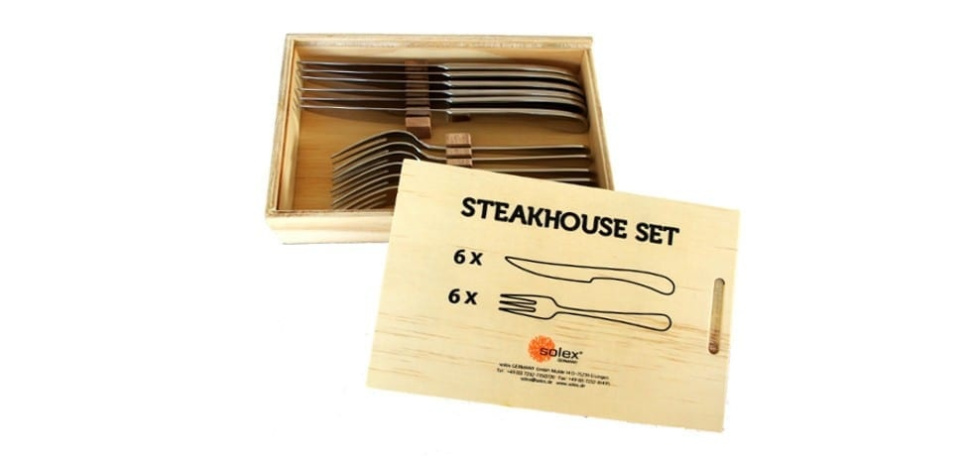 Steakhouse Bestickset Julia, Stor, 12 delar i gruppen Dukning / Bestick / Bestickset hos The Kitchen Lab (1284-12785)