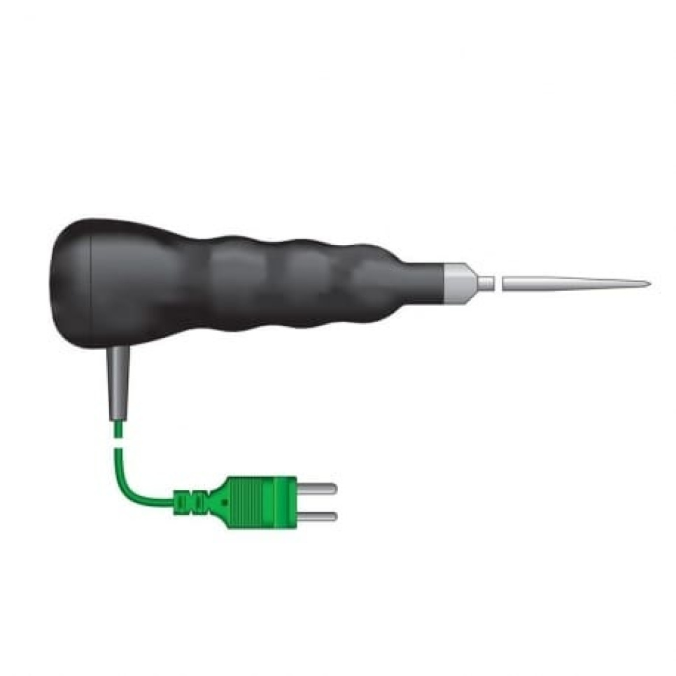 Insticksgivare med handtag, typ K, 130 mm - ETI i gruppen Matlagning / Mätare & Mått / Kökstermometrar / Instickstermometrar hos The Kitchen Lab (1284-22166)