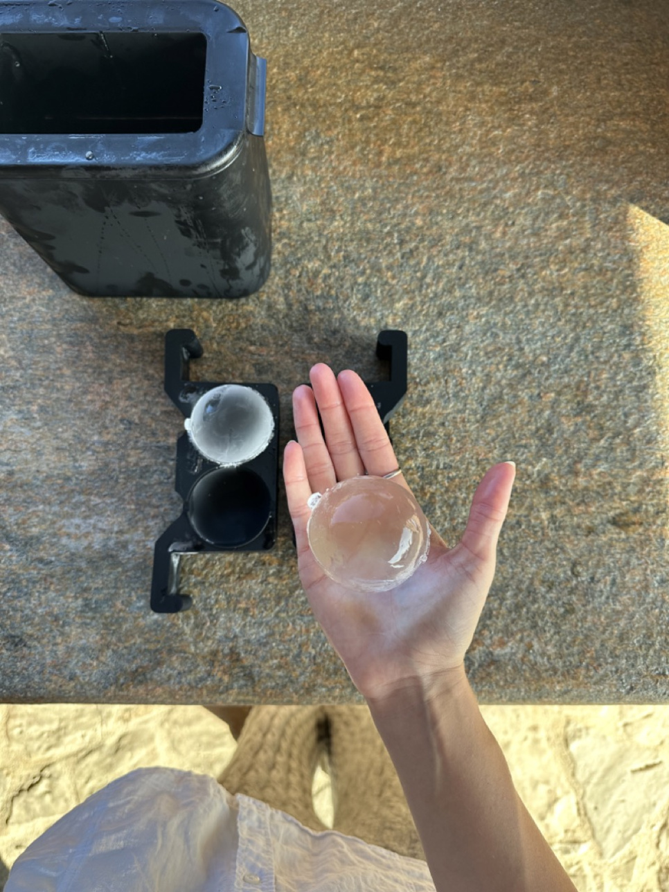 Isform för klaris-bollar