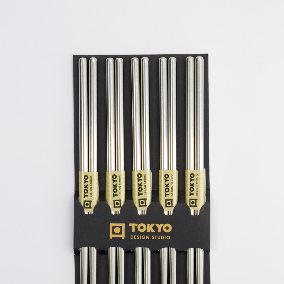 Ätpinnar, 5-pack - Tokyo Design Studio - Rostfritt Stål