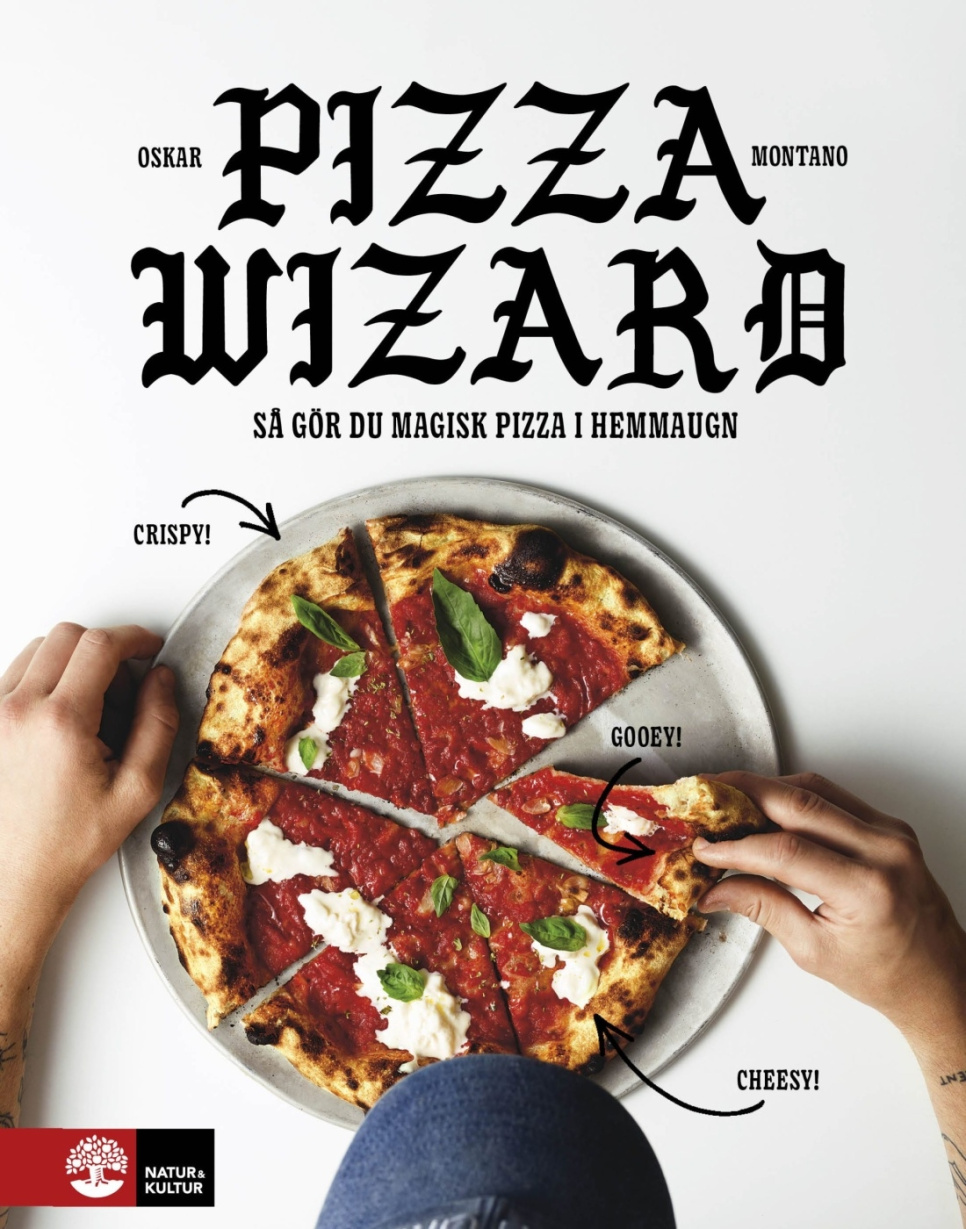 Pizza wizard: Så gör du magisk pizza i hemmaugn - Oskar Montano i gruppen Matlagning / Kokböcker / Råvara & Teknik / Pasta & Pizza hos The Kitchen Lab (1355-25569)