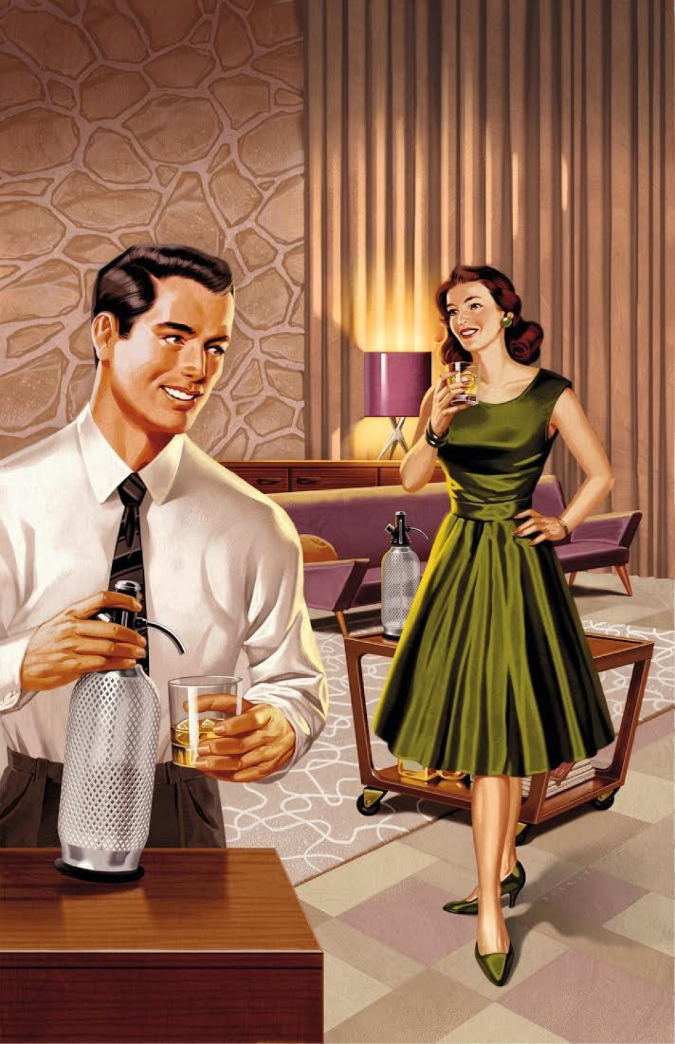 Sodasifon Classic, med nät i retrostil - iSi