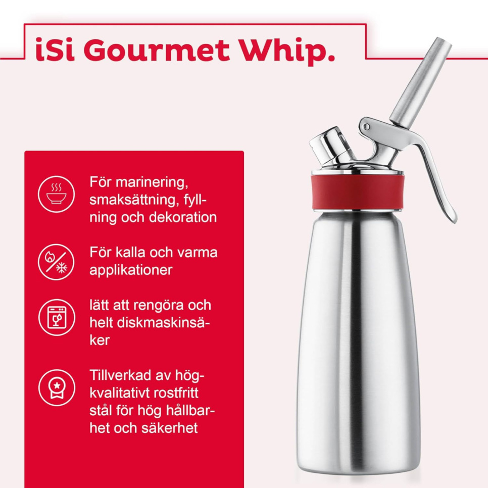 Gräddsifon / Matsifon Gourmet Whip - iSi