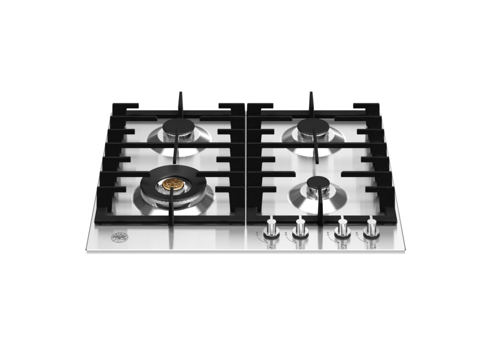 Rostfri gashäll, 60 cm, Modern - Bertazzoni i gruppen Grillar, Spisar & Ugnar / Spisar / Gas- & induktionshällar hos The Kitchen Lab (1403-20779)