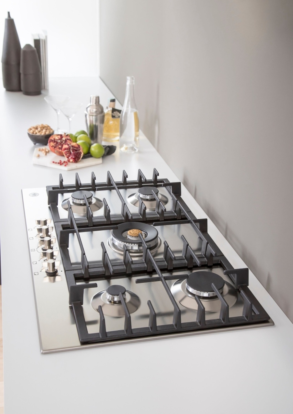 Gashäll Modern, 90 cm, Rostfri - Bertazzoni