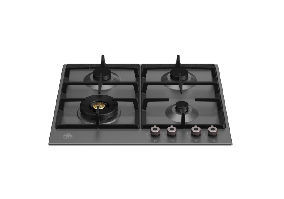 Mattsvart gashäll, 60 cm, Professional - Bertazzoni i gruppen Grillar, Spisar & Ugnar / Spisar / Gas- & induktionshällar hos The Kitchen Lab (1403-20784)