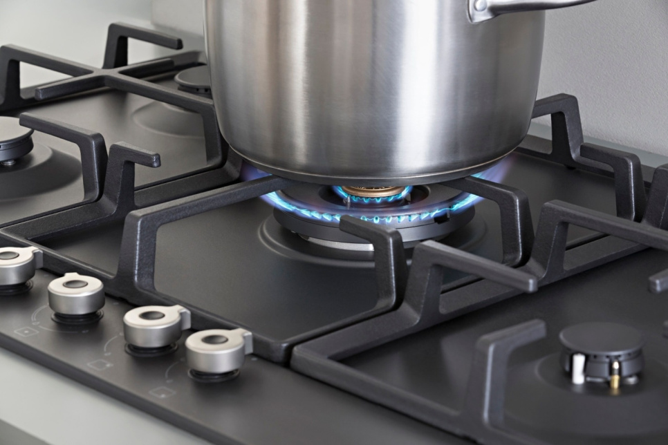 Gashäll Professional, 60 cm, Mattsvart - Bertazzoni