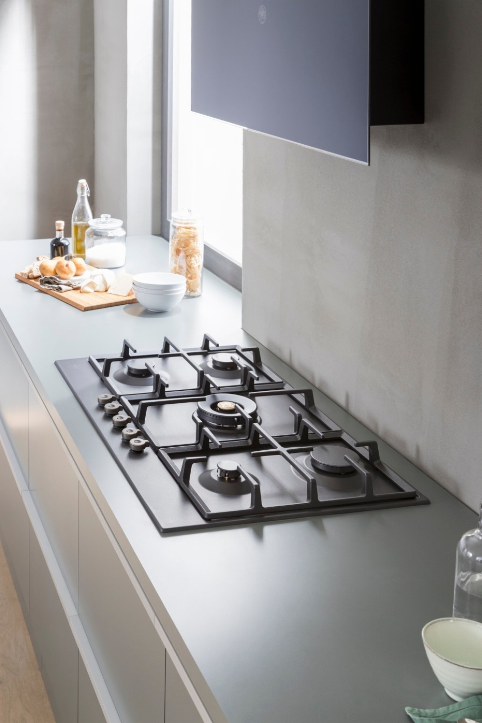 Gashäll Professional, 90 cm, Mattsvart - Bertazzoni