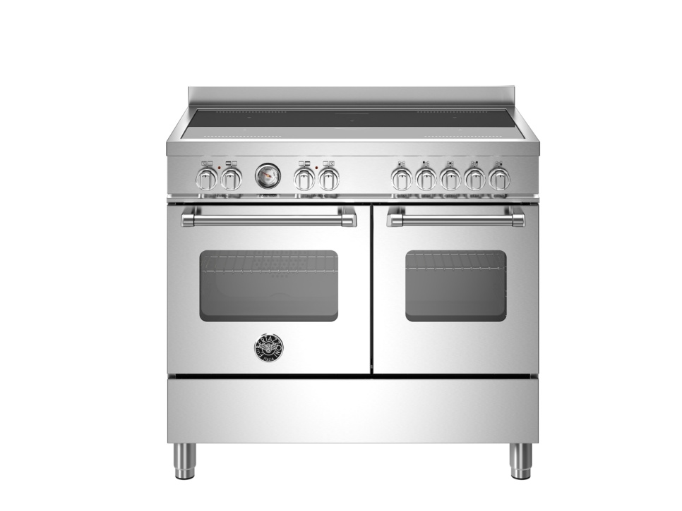 Bertazzoni Master-serien Induktionsspis 100 cm, 5 Zoner, Dubbelugn, Rostfri i gruppen Grillar, Spisar & Ugnar / Spisar / Induktionsspisar hos KitchenLab (1403-30619)