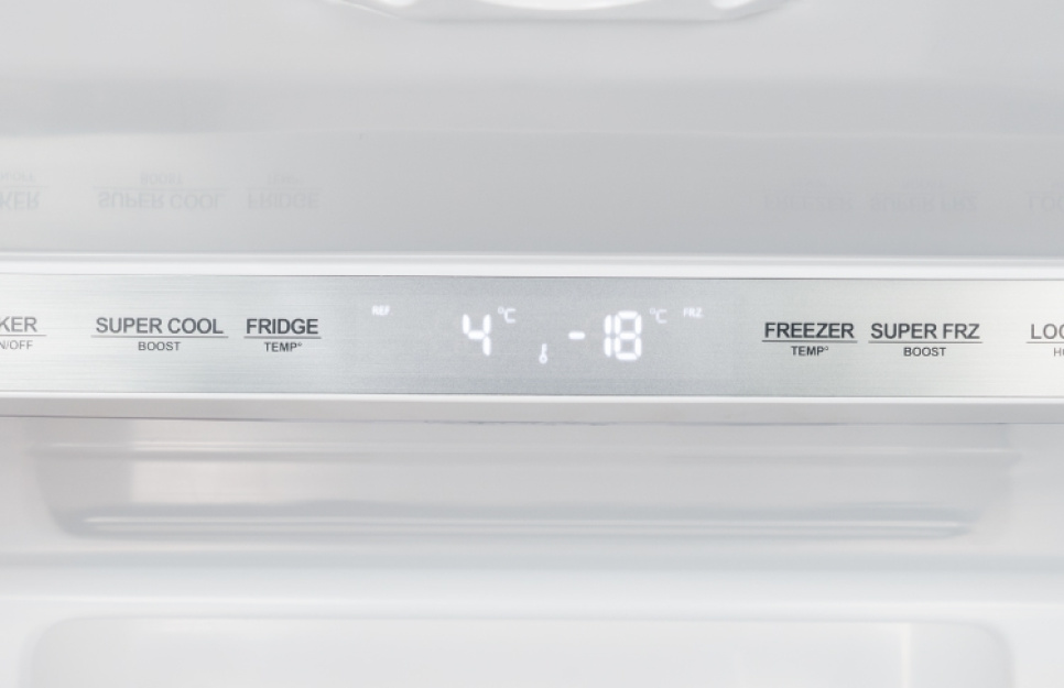 Side-by-side kyl/frys Professional, med ismaskin, Rostfri - Bertazzoni