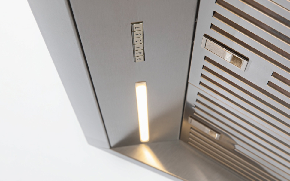 Fläkt Professional PRO, vägghängd 90 cm, Rostfri - Bertazzoni