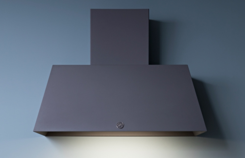 Fläkt Heritage, vägghängd 110 cm, Mattsvart - Bertazzoni Fläkt Heritage, vägghängd 110 cm, Mattsvart - Bertazzoni