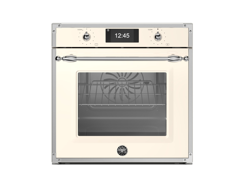 Ångugn med pyrolys samt TFT-skärm, avorio/krom, Heritage-series – Bertazzoni i gruppen Grillar, Spisar & Ugnar / Ugnar / Inbyggnadsugnar hos The Kitchen Lab (1403-33245)