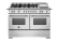 Gasspis Heritage, 120 cm, 6 brännare + stekbord, 2 ugnar, Rostfri - Bertazzoni