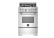 Gasspis Master, 60 cm, 4 brännare, 1 ugn, Rostfri - Bertazzoni