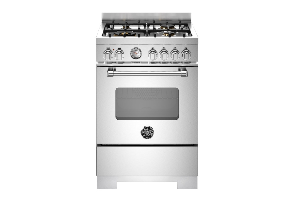 Gasspis Master, 60 cm, 4 brännare, 1 ugn, Rostfri - Bertazzoni i gruppen Grillar, Spisar & Ugnar / Spisar / Gasspisar hos The Kitchen Lab (1403-34189)