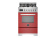 Gasspis Professional, 60 cm, 4 brännare, 1 ugn, Röd - Bertazzoni