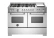 Gasspis Master, 120 cm, 6 brännare + stekbord, 2 ugnar, Rostfri - Bertazzoni