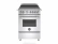 Induktionsspis Heritage, 60 cm, 4 zoner, 1 ugn, Rostfri - Bertazzoni