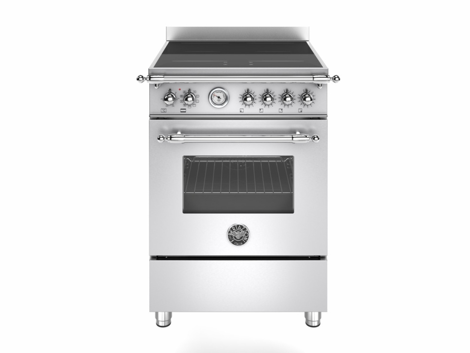 Induktionsspis Heritage, 60 cm, 4 zoner, 1 ugn, Rostfri - Bertazzoni i gruppen Grillar, Spisar & Ugnar / Spisar / Induktionsspisar hos The Kitchen Lab (1403-34234)