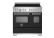 Induktionsspis Master, 90 cm, 5 zoner, 2 ugnar, Mattsvart - Bertazzoni