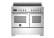 Induktionsspis Professional, 100 cm, 5 zoner, 2 ugnar, Rostfri - Bertazzoni
