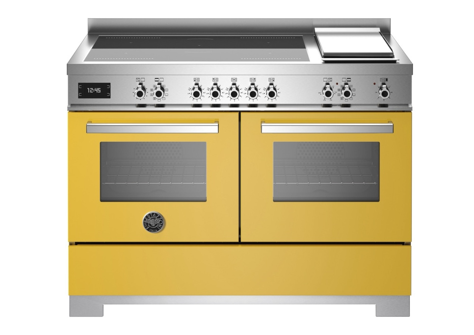 Induktionsspis Professional, 120 cm, 5 zoner + stekbord, 2 ugnar, Gul - Bertazzo i gruppen Grillar, Spisar & Ugnar / Spisar / Induktionsspisar hos The Kitchen Lab (1403-34252)