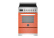 Induktionsspis Professional, 60 cm, 4 zoner, 1 ugn, Orange - Bertazzoni