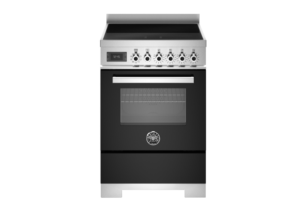 Induktionsspis Professional, 60 cm, 4 zoner, 1 ugn, Svart - Bertazzoni i gruppen Grillar, Spisar & Ugnar / Spisar / Induktionsspisar hos KitchenLab (1403-34262)