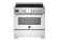 Induktionsspis Professional, 90 cm, 5 zoner, 1 ugn, Rostfri - Bertazzoni