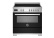 Induktionsspis Professional, 90 cm, 5 zoner, 1 ugn, Svart - Bertazzoni