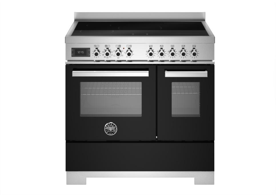 Induktionsspis Professional, 90 cm, 5 zoner, 2 ugnar, Svart - Bertazzoni i gruppen Grillar, Spisar & Ugnar / Spisar / Induktionsspisar hos The Kitchen Lab (1403-34276)