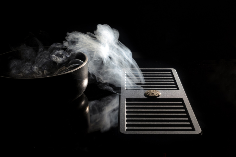 Induktionsspis med integrerad fläkt Professional, 100 cm, 4 Zoner, 2 Ugnar, Rostfri - Bertazzoni