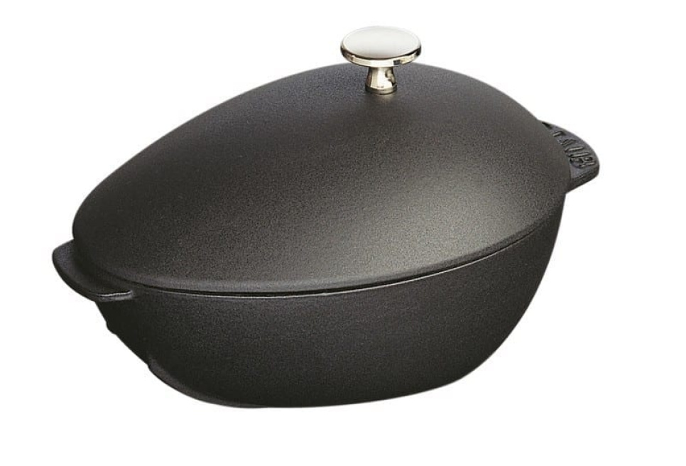 Musselgryta i gjutjärn 25 cm, svart - Staub i gruppen Matlagning / Kastruller & Grytor / Grytor hos KitchenLab (1418-12970)