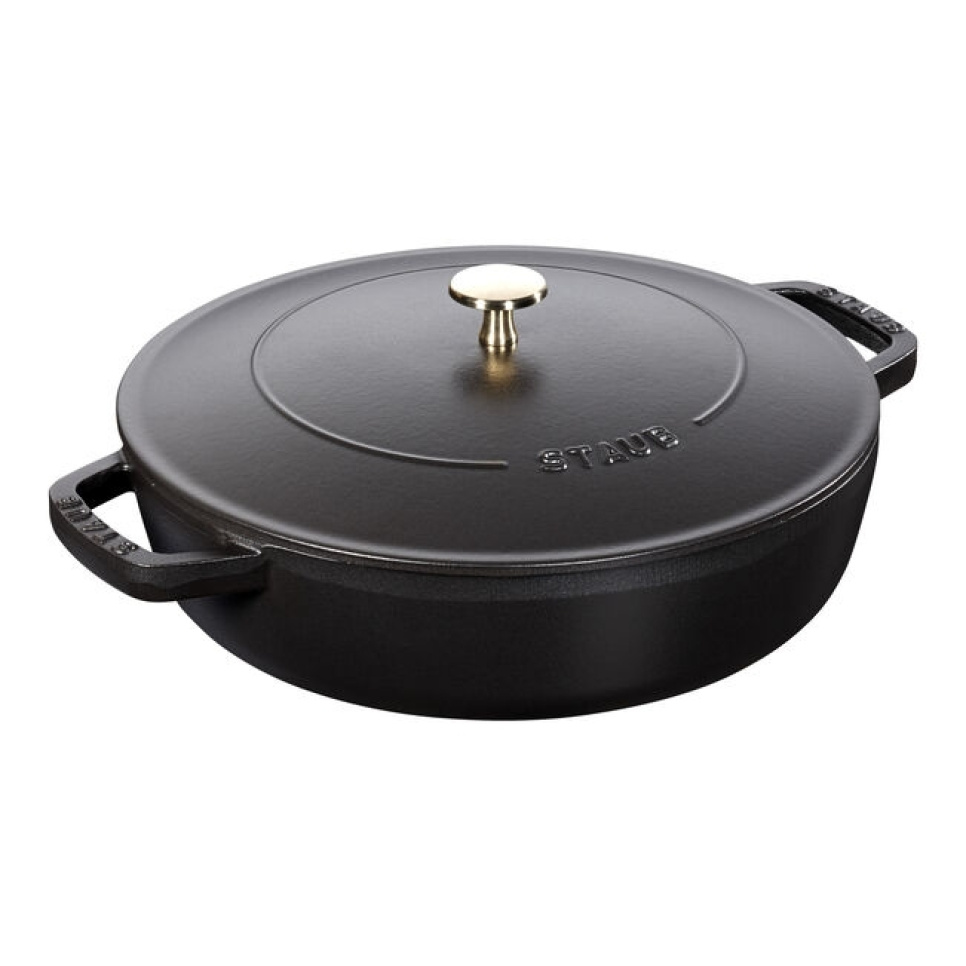 Traktörpanna, Chistera, Svart - Staub - 28 cm i gruppen Matlagning / Stekkärl / Traktörpannor hos The Kitchen Lab (1418-13072)