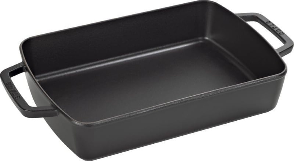 Ugnsform i gjutjärn, 30x20 cm, svart - Staub i gruppen Matlagning / Formar & Kantiner / Ugnsformar hos KitchenLab (1418-13098)