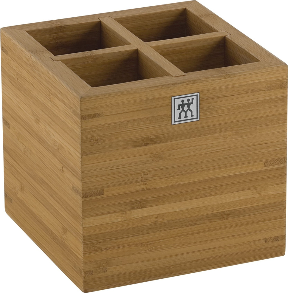 Redskapsbox i bambu, 16x15x16cm - Zwilling i gruppen Matlagning / Köksredskap / Förvaring hos The Kitchen Lab (1418-13515)