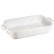 Rektangulär form, vit - Staub - 34 x 24 cm Rektangulär form, vit - Staub - 34 x 24 cm