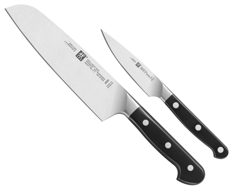 Knivset Santokukniv + Skalkniv - Zwilling Pro i gruppen Matlagning / Köksknivar / Knivset hos The Kitchen Lab (1418-14095)