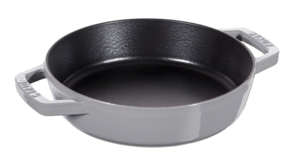 Sautépanna med två handtag, grå - Staub i gruppen Matlagning / Stekkärl / Sauteuser hos The Kitchen Lab (1418-17611)