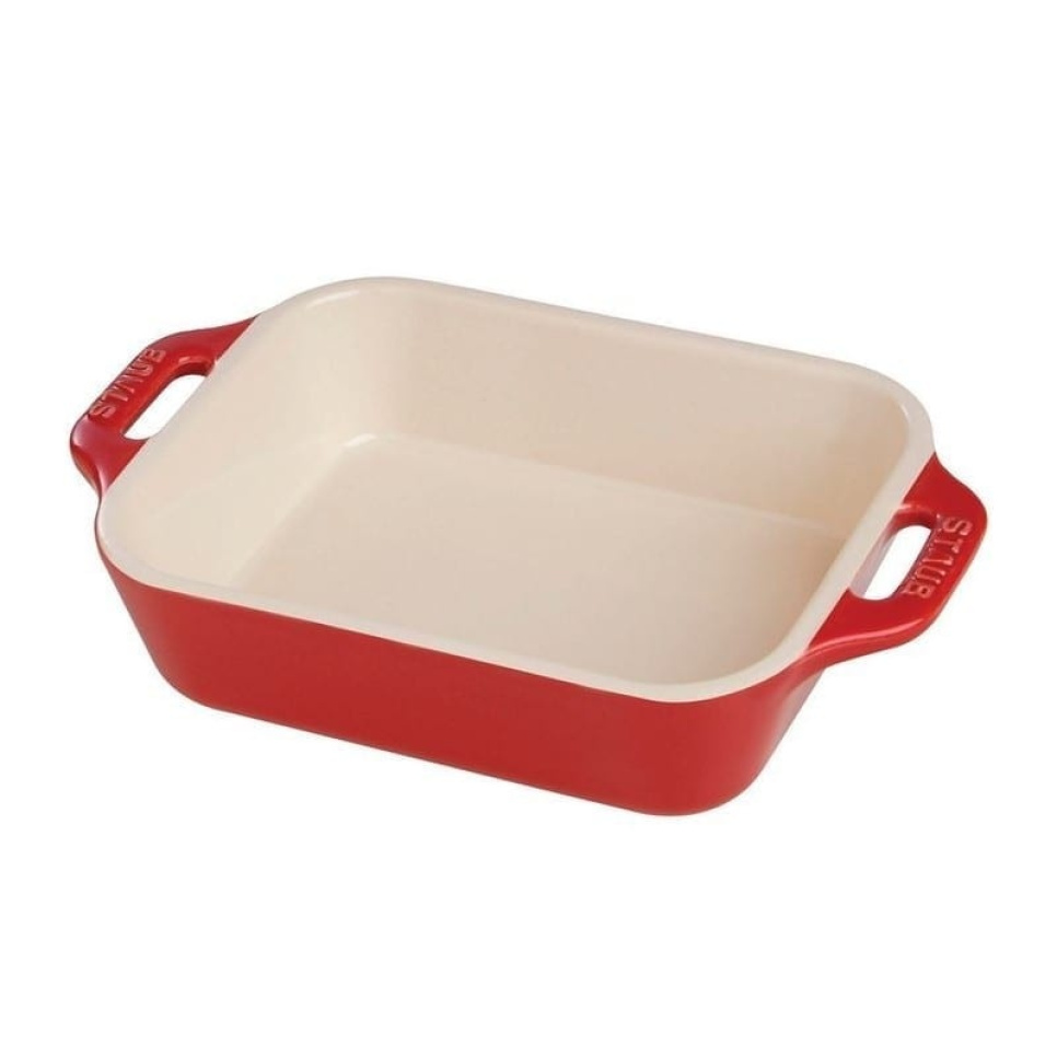 Rektangulär form, röd - Staub - 34 x 24 cm i gruppen Matlagning / Formar & Kantiner / Ugnsformar hos KitchenLab (1418-18241)