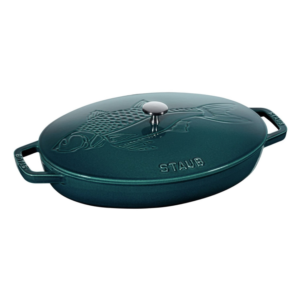Oval gryta, 32 cm ´La Mer´ - Staub i gruppen Matlagning / Kastruller & Grytor / Grytor hos The Kitchen Lab (1418-18744)