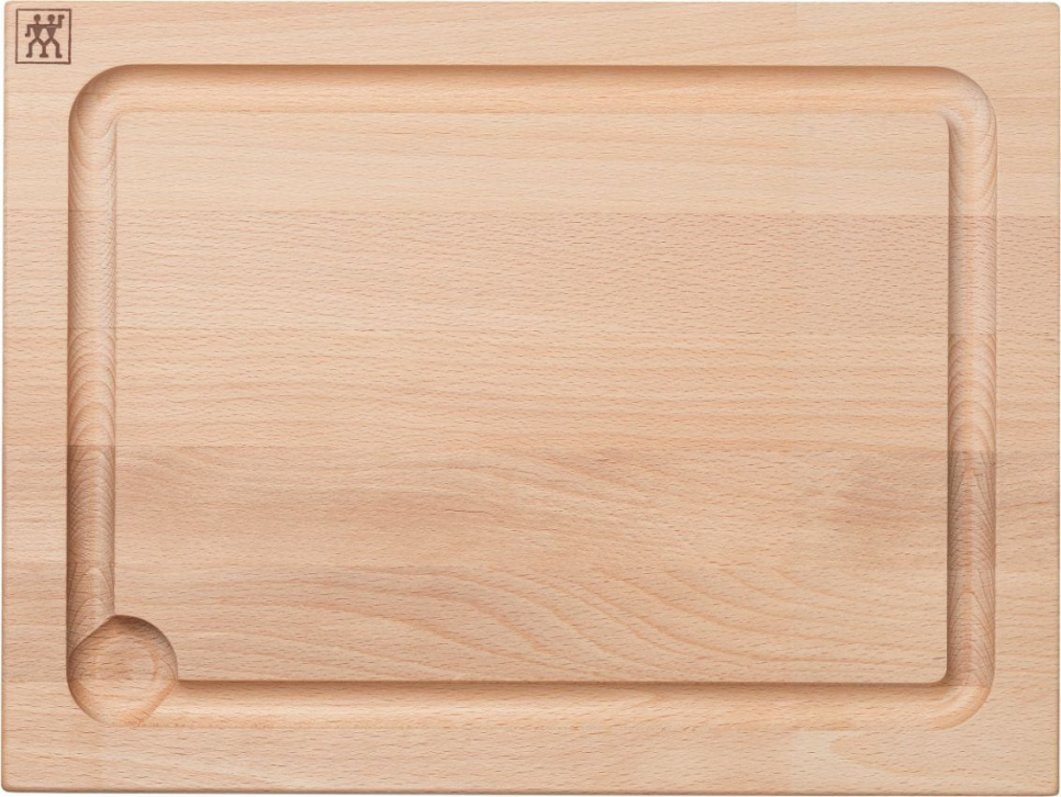 Skärbräda i massiv bok, 40x30 cm - Zwilling i gruppen Matlagning / Köksredskap / Skärbrädor hos KitchenLab (1418-23603)