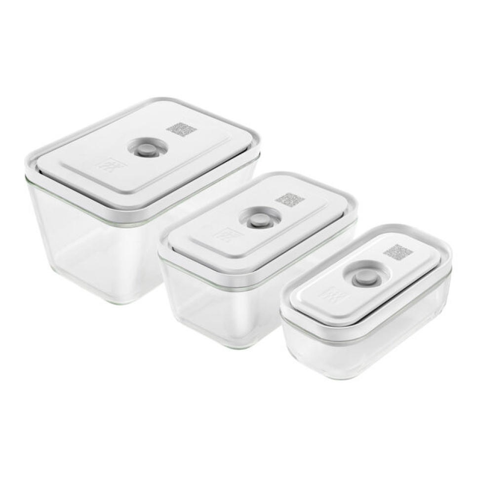 Vakuumlåda i Borosilikatglas, Fresh & Save, 3-pack - Zwilling i gruppen Matlagning / Köksredskap / Förvaring hos The Kitchen Lab (1418-27400)