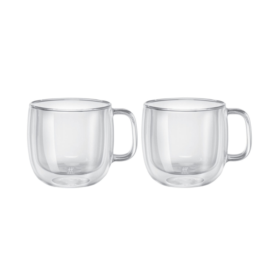 Cappuccinokopp/tekopp i dubbelväggat glas, 2-pack, Sorrento - Zwilling i gruppen Te & Kaffe / Kaffetillbehör / Kaffekoppar hos The Kitchen Lab (1418-27413)