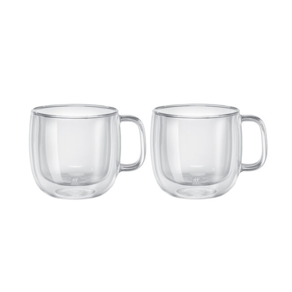 Cappuccinokopp/tekopp i dubbelväggat glas, 2-pack, Sorrento - Zwilling i gruppen Te & Kaffe / Kaffetillbehör / Kaffekoppar hos KitchenLab (1418-27413)