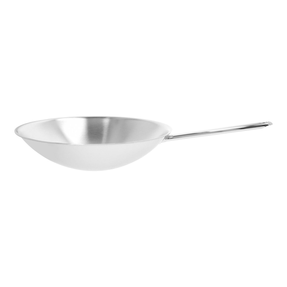 Wokpanna med rund botten i rostfritt stål, 36 cm, Apollo - Demeyere i gruppen Matlagning / Stekkärl / Wokpannor hos The Kitchen Lab (1418-27428)